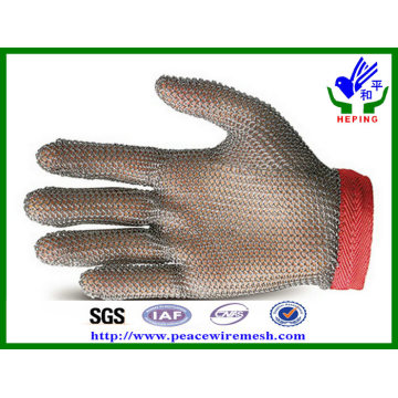 Edelstahl Ring Mesh Handschuhe zum Schneiden (R-BXGST)